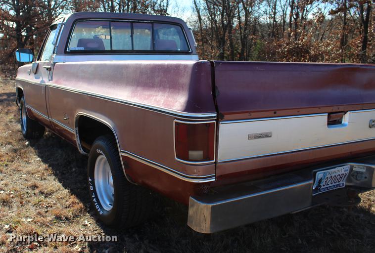 image for item BE9384 1977 Chevrolet Silverado 10 pickup truck