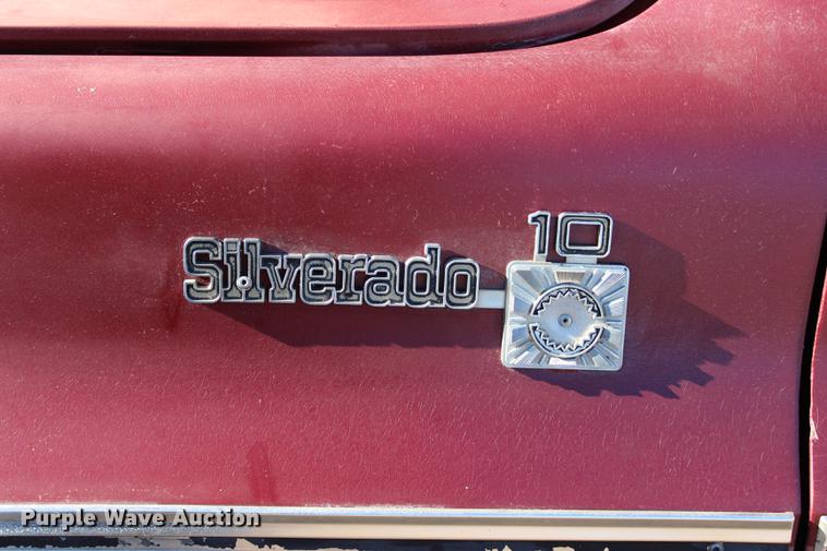 image for item BE9384 1977 Chevrolet Silverado 10 pickup truck