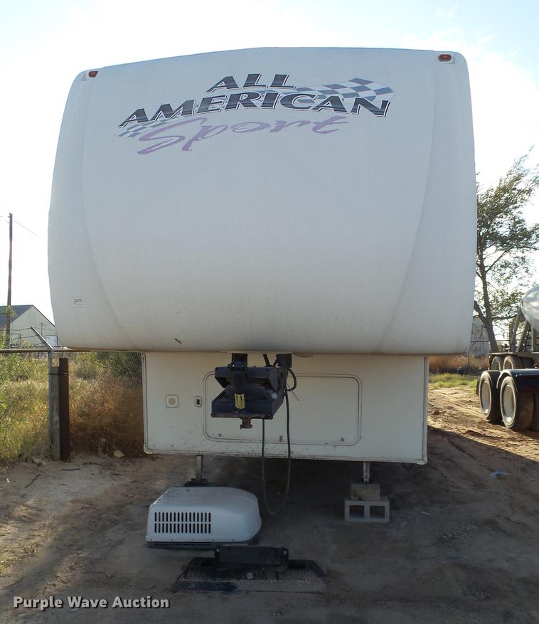 image for item BJ9931 2006 Forest River RV toy hauler trailer