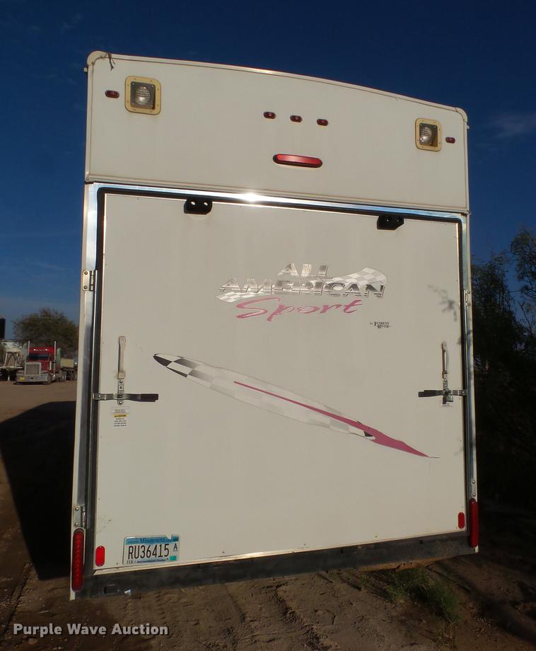 image for item BJ9931 2006 Forest River RV toy hauler trailer