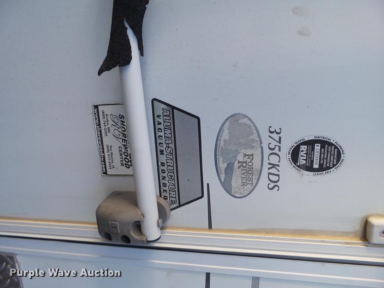 image for item BJ9931 2006 Forest River RV toy hauler trailer