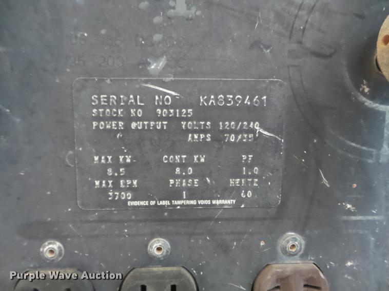 image for item CC9712 Miller Bobcat 225G AC/DC welder/generator