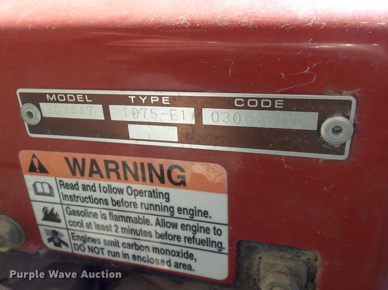 image for item CC9715 Trac-vac 2116 leaf vacuum