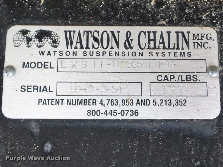 image for item CC9718 Watson-chalin steerable tag axle