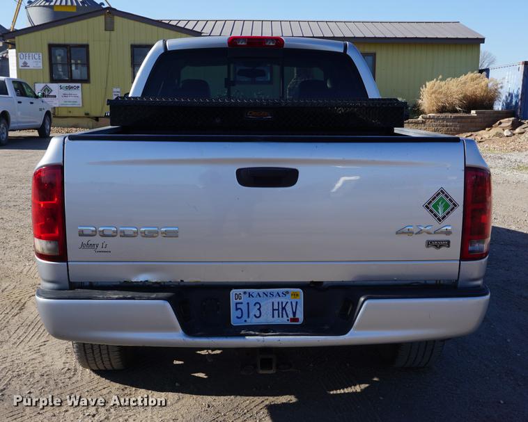 image for item DA1498 2004 Dodge Ram 1500 Laramie Quad Cab pickup truck