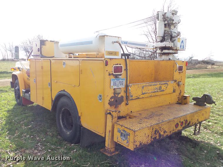 image for item DA7012 1989 Chevrolet 60 service truck with crane