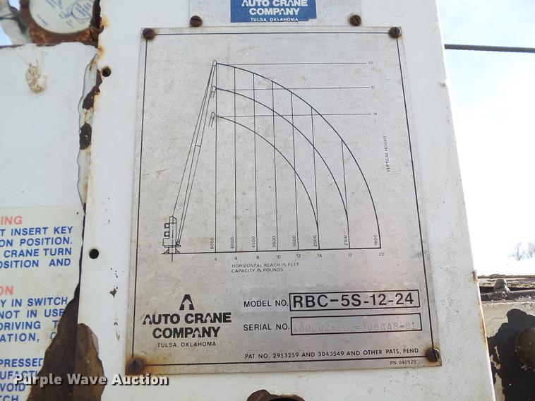 image for item DA7012 1989 Chevrolet 60 service truck with crane