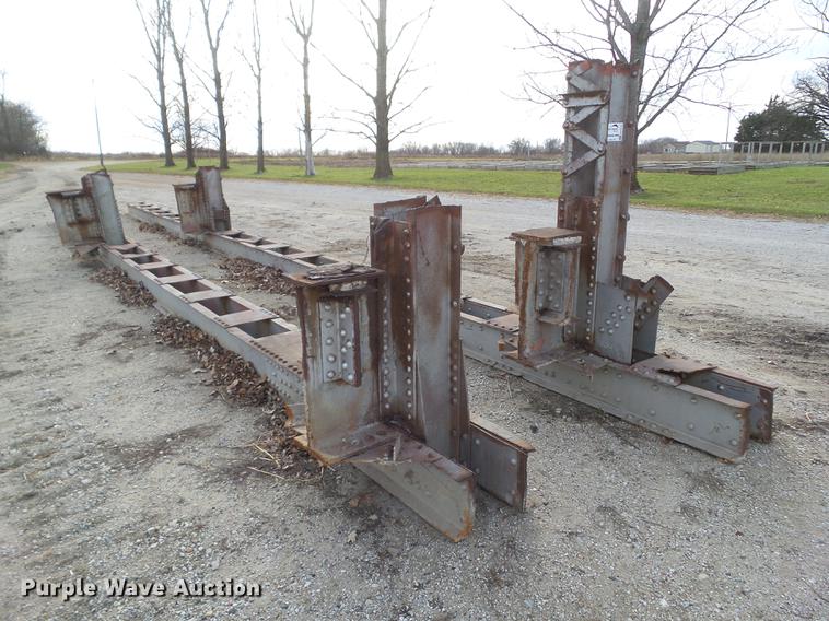 image for item DA7014 (2) steel bridge beams