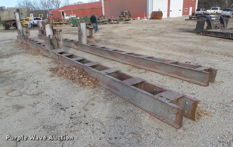 image for item DA7014 (2) steel bridge beams