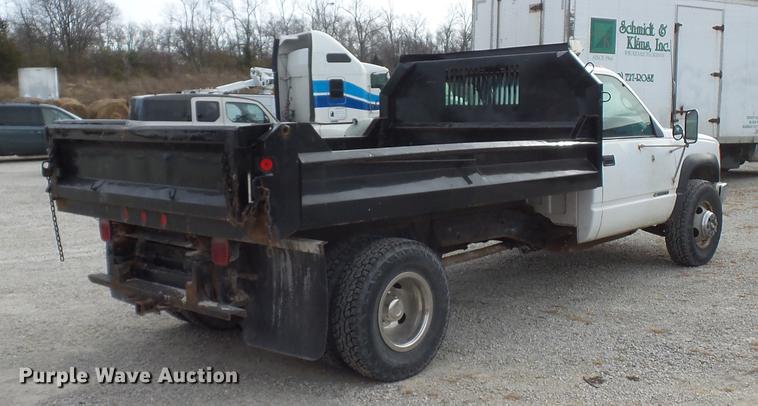 image for item DA8505 2000 Chevrolet 3500 dump bed pickup truck