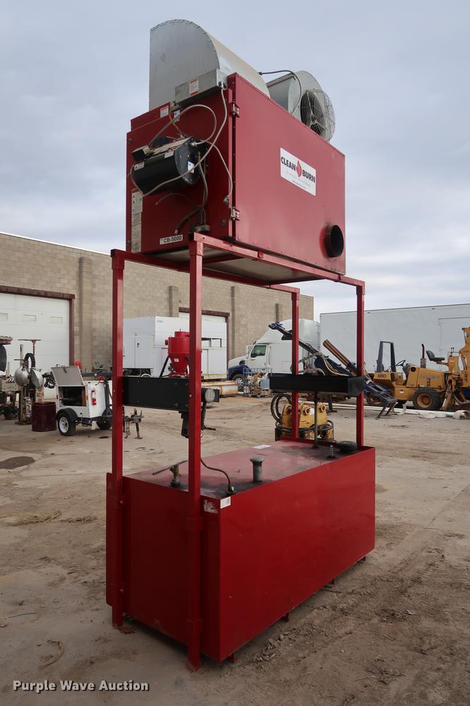 Clean Burn CB5000 used oil furnace in Odessa, MO Item DA8513 sold