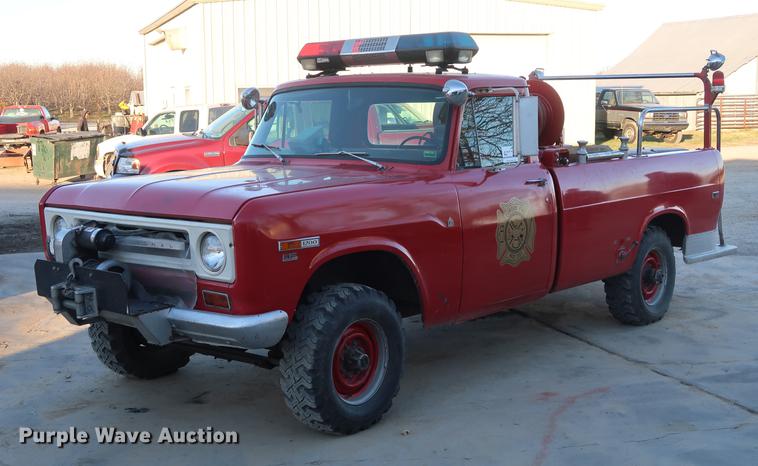 image for item DA8522 1970 International 1200 Scout fire truck