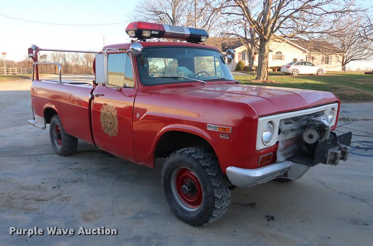 image for item DA8522 1970 International 1200 Scout fire truck