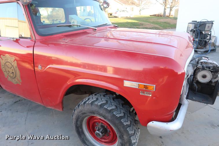 image for item DA8522 1970 International 1200 Scout fire truck