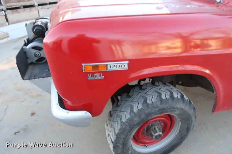 image for item DA8522 1970 International 1200 Scout fire truck