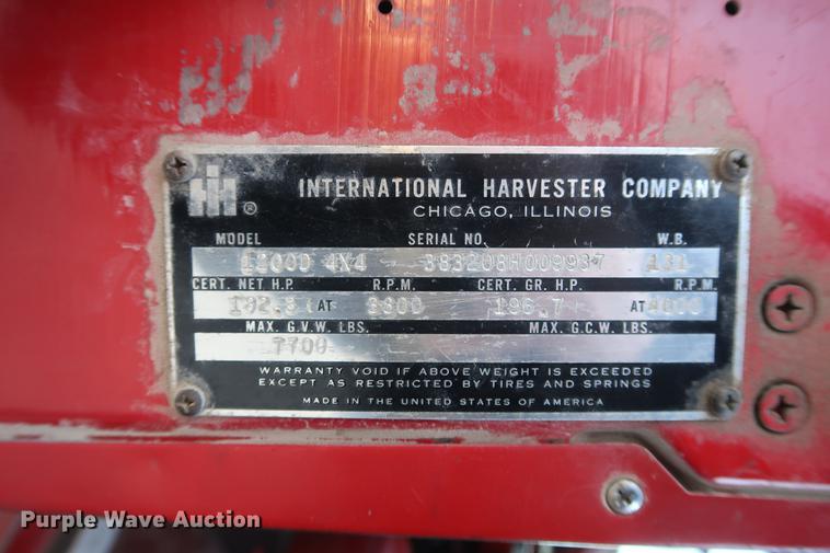 image for item DA8522 1970 International 1200 Scout fire truck