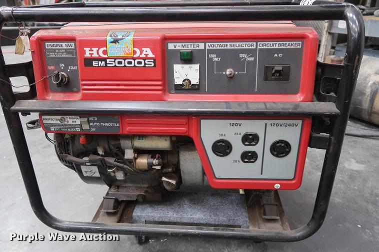 image for item DA8564 Honda EM5000S generator