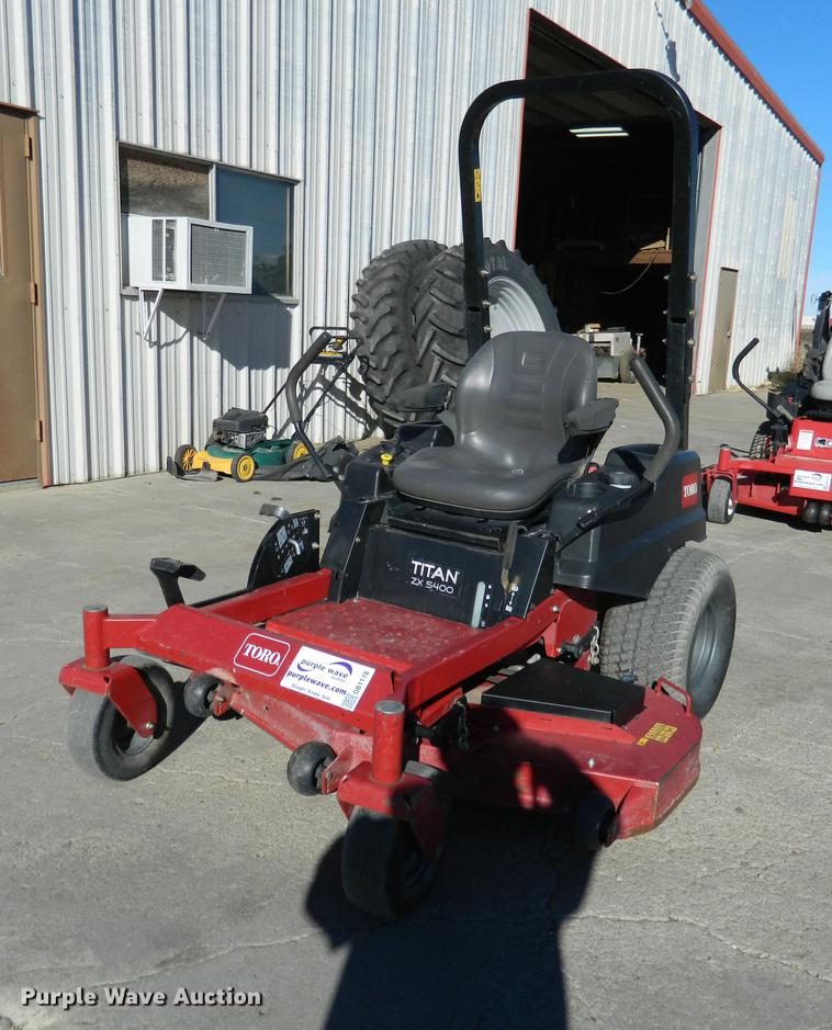 image for item DB1178 2014 Toro Titan ZX5400 lawn mower