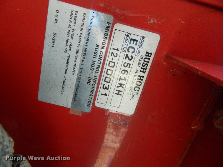 image for item DB1179 2011 Bush Hog EC2561 lawn mower