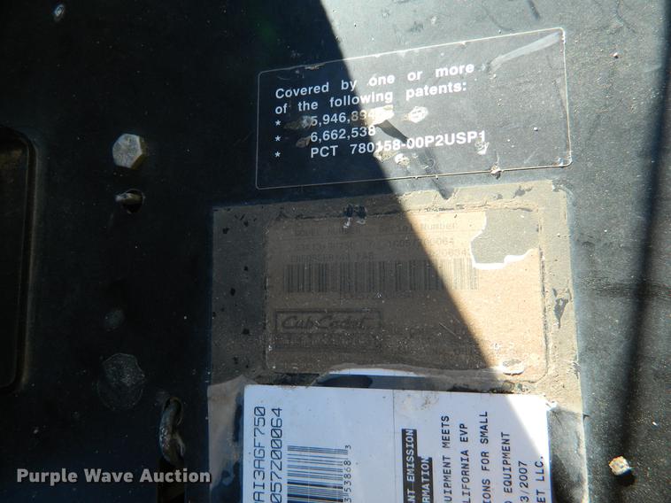 image for item DB1181 2011 Cub Cadet Enforcer lawn mower