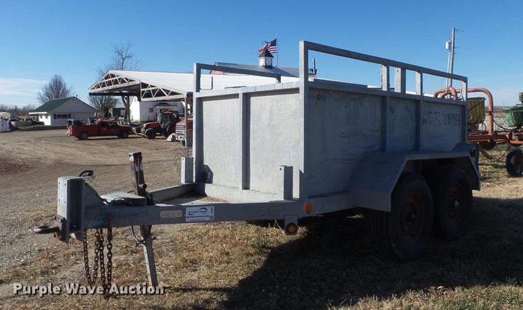 image for item DB6281 2005 Henry & Wright CT/RC-5T utility trailer