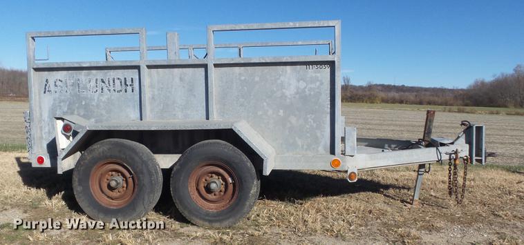 image for item DB6281 2005 Henry & Wright CT/RC-5T utility trailer