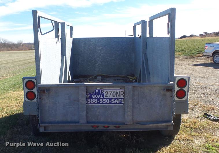 image for item DB6281 2005 Henry & Wright CT/RC-5T utility trailer