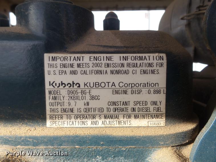 image for item DB6283 2002 Bobcat Daylight light plant