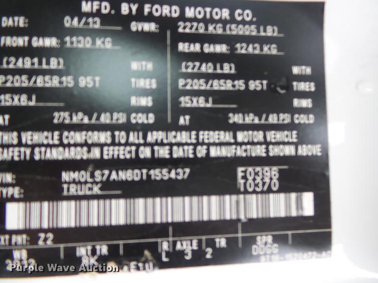 image for item DB7324 2013 Ford Transit Connect XL van