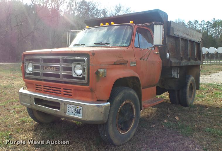 image for item DB7336 1976 GMC 6500 dump truck
