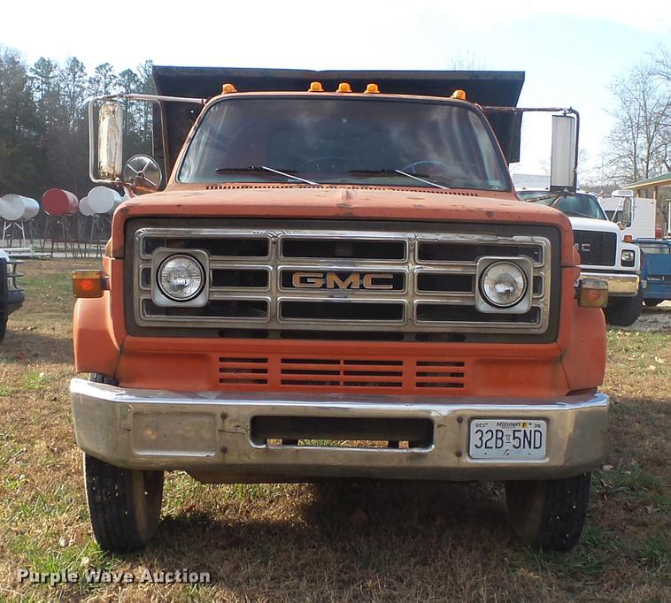 image for item DB7336 1976 GMC 6500 dump truck