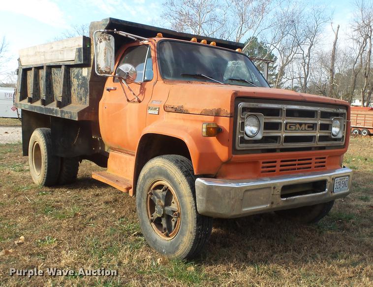 image for item DB7336 1976 GMC 6500 dump truck