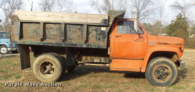 image for item DB7336 1976 GMC 6500 dump truck