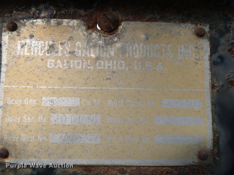 image for item DB7336 1976 GMC 6500 dump truck