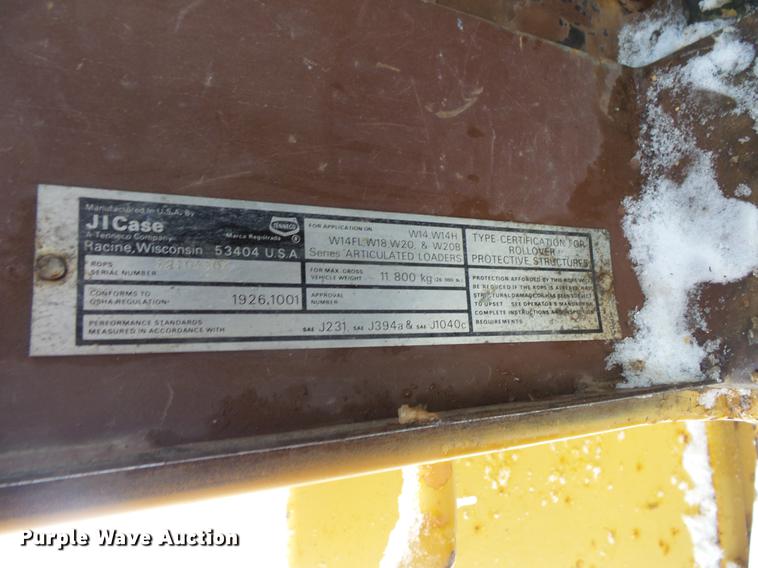 image for item DB8021 Case W14 wheel loader