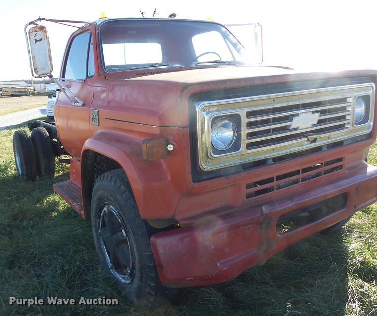 image for item DB9867 1974 Chevrolet C60 truck cab and chassis