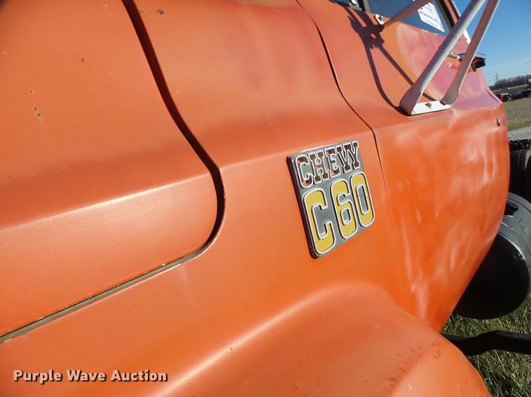 image for item DB9867 1974 Chevrolet C60 truck cab and chassis