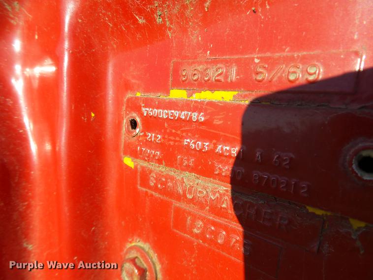 image for item DB9868 1969 Ford 600 truck cab and chassis