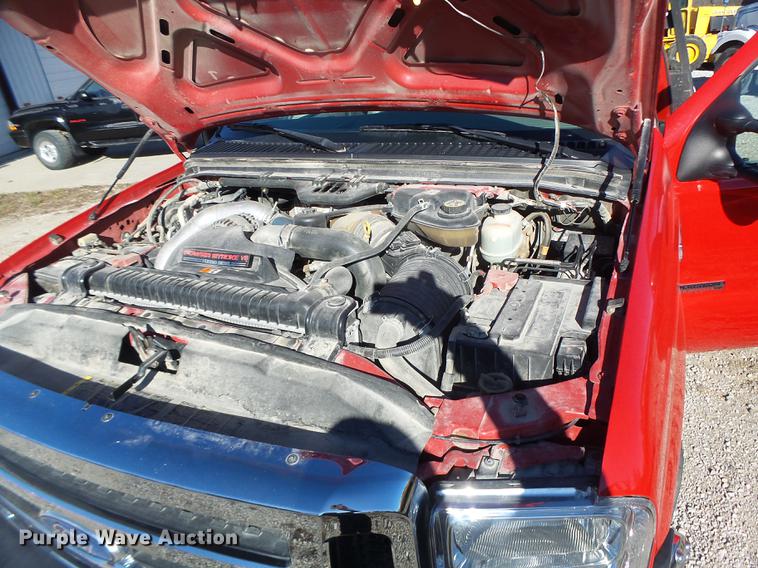 image for item DB9874 2006 Ford F350 Super Duty SuperCab flatbed pickup truck