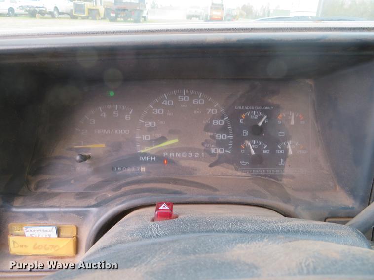 image for item DC0774 1997 Chevrolet 3500 flatbed pickup truck