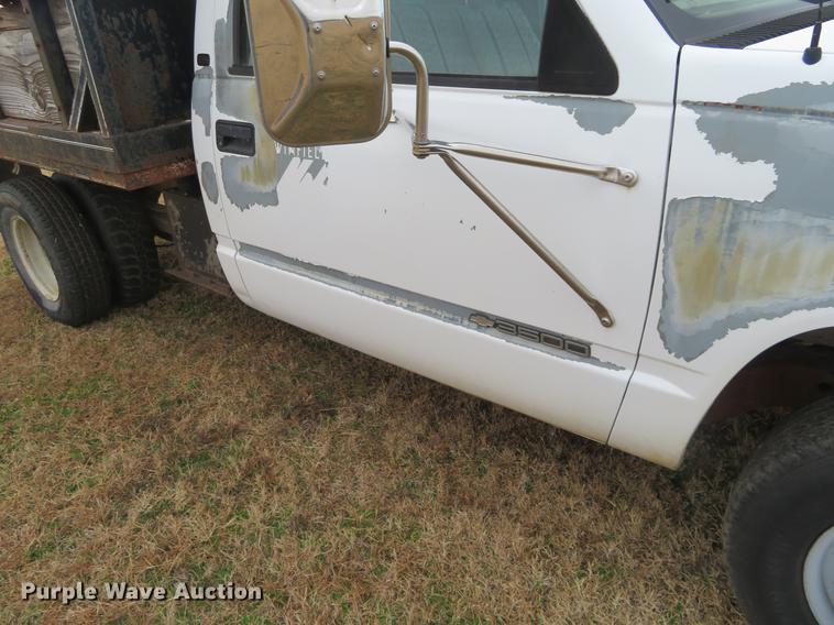 image for item DC0774 1997 Chevrolet 3500 flatbed pickup truck
