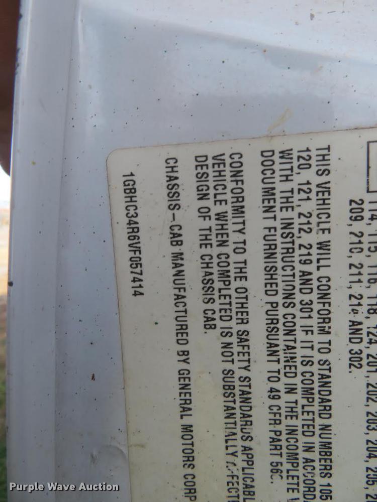 image for item DC0774 1997 Chevrolet 3500 flatbed pickup truck