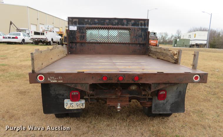 image for item DC0775 1991 Ford F350 flatbed pickup truck