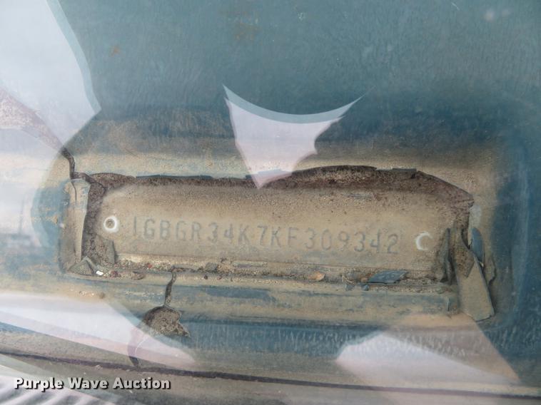 image for item DC0777 1989 Chevrolet 3500 utility bed pickup truck