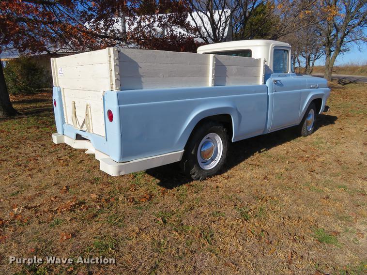 image for item DC0780 1959 Ford F250 dump bed pickup truck