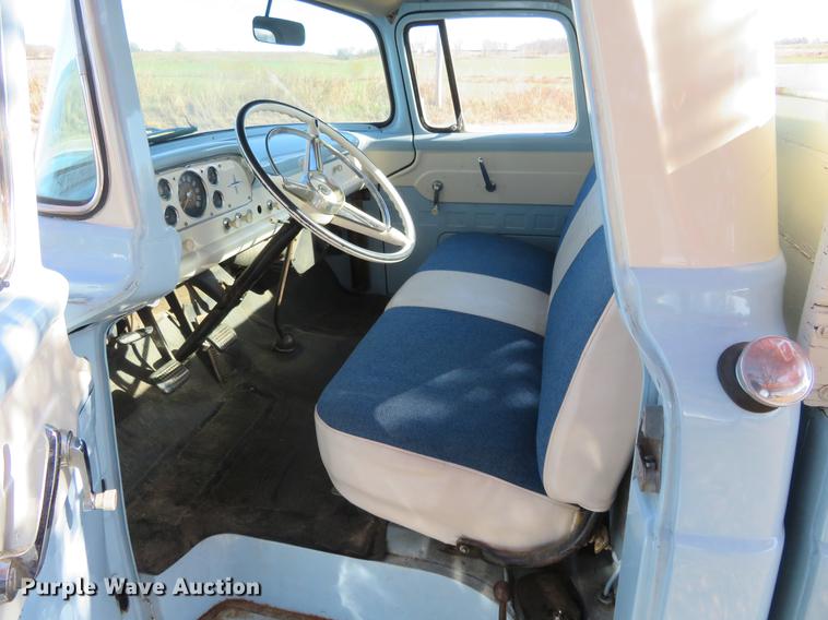 image for item DC0780 1959 Ford F250 dump bed pickup truck