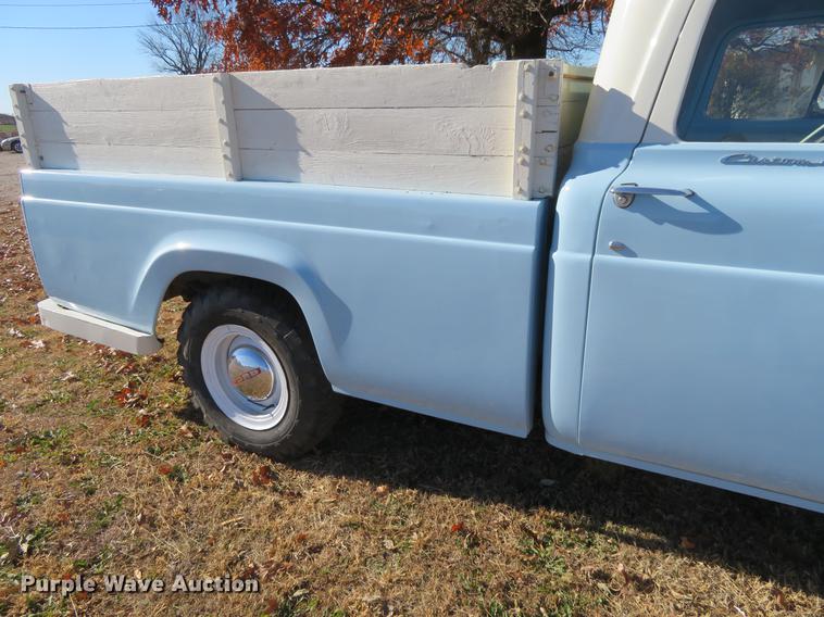 image for item DC0780 1959 Ford F250 dump bed pickup truck