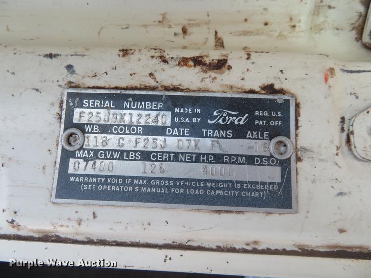 image for item DC0780 1959 Ford F250 dump bed pickup truck