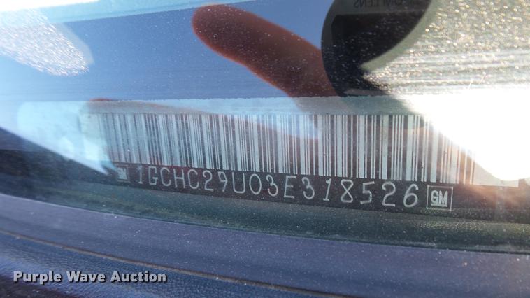 image for item DC1906 2003 Chevrolet Silverado 2500HD Ext. Cab pickup truck