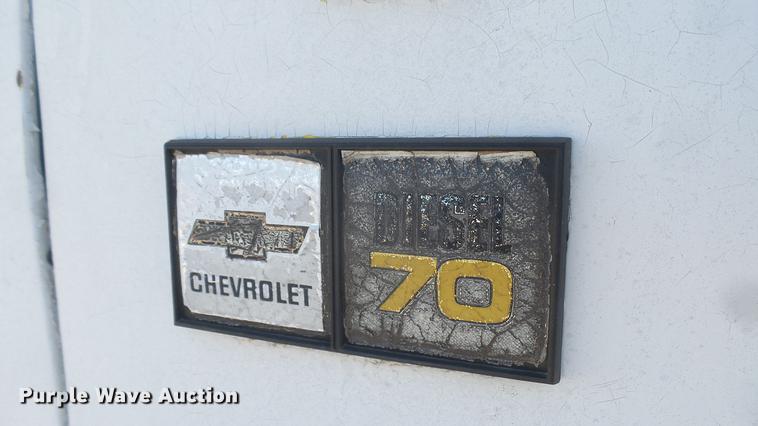 image for item DC1935 1986 Chevrolet 70 truck cab and chassis